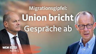 Stress beim Migrationsgipfel Merz und Ampel können sich nicht einigen  Aktuelle Stunde [upl. by Jordana]