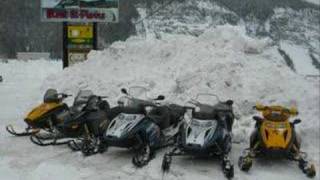 tour de gaspésie en skidoo [upl. by Attennaej570]