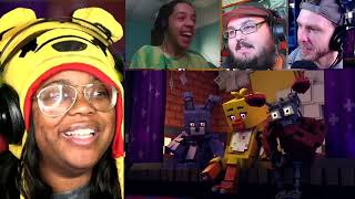 FNAFs NEW EMPLOYEE Minecraft Animation REACTION MASHUP2158 [upl. by Ohaus690]