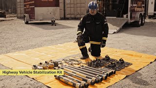 Paratech Highway Vehicle Stabilization Kit  Contents amp Deployment [upl. by Aural]