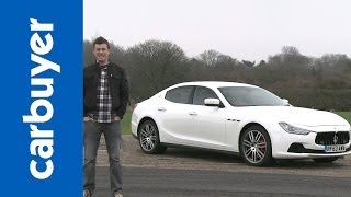 Maserati Ghibli saloon 2014 review  Carbuyer [upl. by Fabrin]