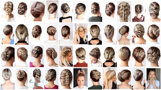 😍 90 EASY DIY Elegant Hairstyles that everyone can create 😍 Hairstyle Transformations [upl. by Rasaec]