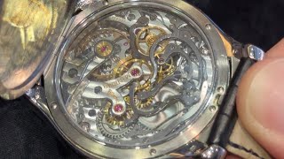 Montblanc Villeret 1858 Grand Chronographe Authentique feat Minerva monopusher [upl. by Airec]