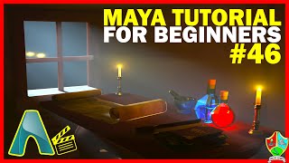 How to RENDER a Scene using ARNOLD in Maya  Maya 2020 Tutorial for Beginners [upl. by Divan]