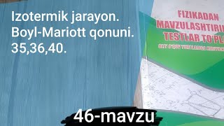 46mavzu Izotermik jarayon BoylMariott qonuni353640 [upl. by Adonis845]