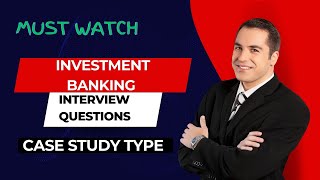 Investment banking Advance Interview Questions Must Must Watch [upl. by Asihtal]