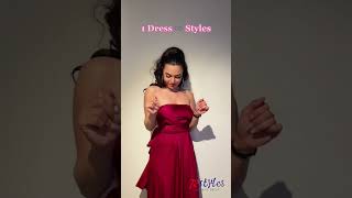 How to wear a convertible infinity dress tutorialsInfinityDresscom [upl. by Irabaj153]