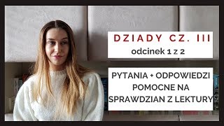 Dziady cz III A Mickiewicz  Czytamy lektury 25 cz 12 [upl. by Diogenes]