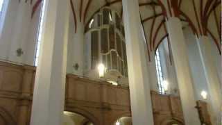 Thomaskirche New Organ  Gerald Woehl completed in the year 2000 [upl. by Kcyrred]