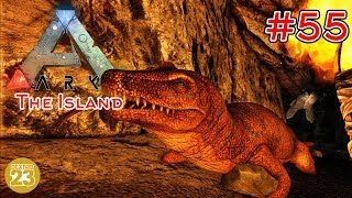 ARK The Island  Megalania zähmen 55 Lets Play Gameplay Deutsch German [upl. by Ltsyrk]