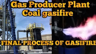 Final processing of Coal gas producer gas plant [upl. by Malcolm]