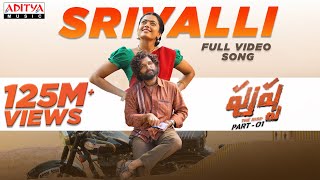 Srivalli Video  Pushpa  Allu Arjun Rashmika Mandanna  Sid Sriram  DSP  Sukumar Aditya Music [upl. by Wilkey]