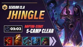 JHINGLE IS HEREJhin Jungle Clear Guide  302 Jhin 5Camp Clear Season 128 [upl. by Kleeman]