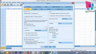 quotطريقة تغيير لغة برنامج SPSS version 19 من الإنجليزية إلى الفرنسية أو العكس 2018 HD quot [upl. by Conal898]