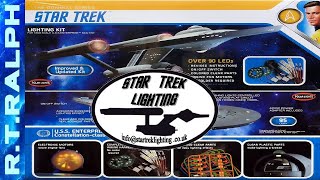 Polar Lights Star Trek 1350 Scale TOS Enterprise Lighting Kits Review [upl. by Florie]