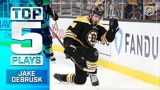 Top 5 Jake DeBrusk plays from 201819 [upl. by Sophia]