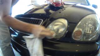 Polishing plastic headlights [upl. by Nytsirt]