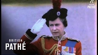 Queen At The Trooping The Colour 1976 [upl. by Nigam426]