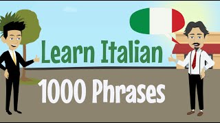 1000 phrases in Italian with English Translation [upl. by Atilegna]