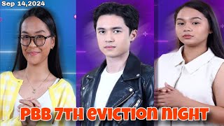 PBB 7th eviction Result  September 142024 [upl. by Anirahtak637]