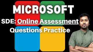 Microsoft Online Assessment Questions and Solution  DSA Interview Practice  SDE [upl. by Tarrance]