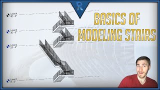 Complete Guide to Stairs  Basic Modeling  Revit [upl. by Danforth913]