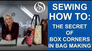 The secret of boxed corners in bag making [upl. by Niveg903]