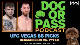 UFC Vegas 86 Picks Bets Props  Hermansson vs Pyfer Fight Previews Predictions [upl. by Airotcivairam609]