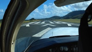 TJVQVQS Vieques Airport LandingTaking off in a Cape Air C402 [upl. by Myranda]