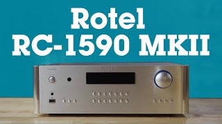 Rotel RC1590 MKII stereo preamplifier  Crutchfield [upl. by Novoj]