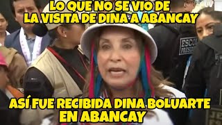 DINA BOLUARTE EN ABANCAY  TODO LO QUE PASÓ [upl. by Krystalle]