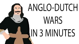 AngloDutch Wars  3 Minute History [upl. by Etnor]