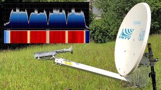 KASAT internet dish assembly and SDR test [upl. by Yelyr]