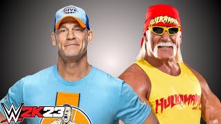 WWE2K23JOHN CENA VS HULK HOGAN  WRESTLEMANIA  4K [upl. by Paradies]