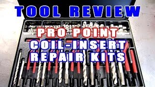 TOOL REVIEW  Pro Point Thread Insert Kits Heli Coils [upl. by Rumpf]