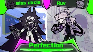 FNF Perfection cover Miss Circle vs Ruv Entity Origins [upl. by Eimiaj]