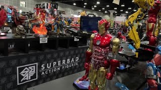 LA Comic Con 2024 Sunday Super Bad Action figures booth [upl. by Areip]