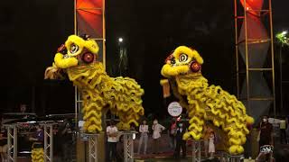 1 Utama  Acrobatic Lion Dance by Kwong Ngai 2022 [upl. by Enailil]