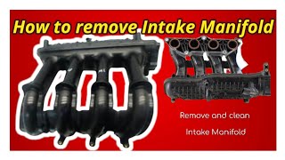 Intake Manifold Removal  Intake Manifold Cleaning  Honda City IDSi [upl. by Tdnerb]