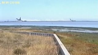 Asiana Airlines Crash Caught on Airport Camera [upl. by Yesnel225]