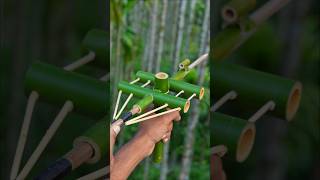 Bamboo Creations With New Slingshots and coca  cola bamboo bamboocrafts Slingshots Diy Idea [upl. by Peg]