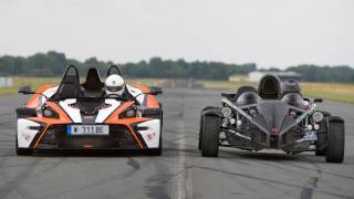 KTM XBow R VS Ariel Atom 300 accélération Motorsport [upl. by Prowel582]