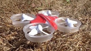 Outdoor Flight in Wind  Blade Inductrix BNF Ultra Micro EDF Quadcopter Drone in SAFE Mode [upl. by Akinirt]