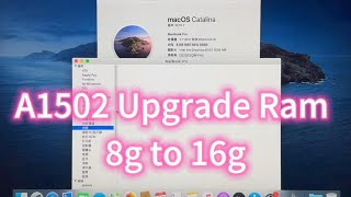 MacBook pro upgrade ram from 8g to 16g [upl. by Bonni]