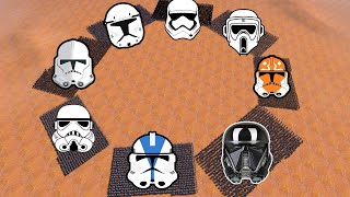 1000x Every Clone Trooper type BATTLE ROYALE  UEBS Ultimate Epic Battle Simulator [upl. by Emmeline]