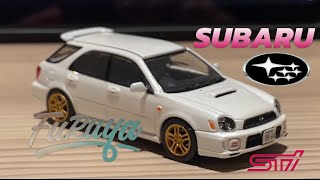 FuRuya 164模型車SUBARU WRX STI subaru jdm wrxsti [upl. by Gnouhk692]