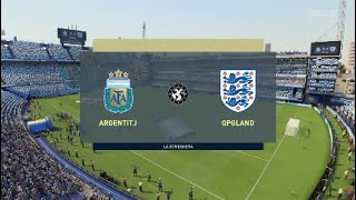 FIFA 23  Argentina vs England  Friendly Match  PS4™ 720p [upl. by Molly]