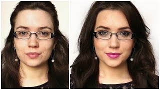 Makeup for Glasses  Themakeupchair [upl. by Otreblanauj248]