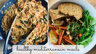 Mediterranean Diet  What I Eat in a Day Vlog [upl. by Lachman]