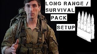 Basic Long Range  Survival Pack Setup [upl. by Athal]